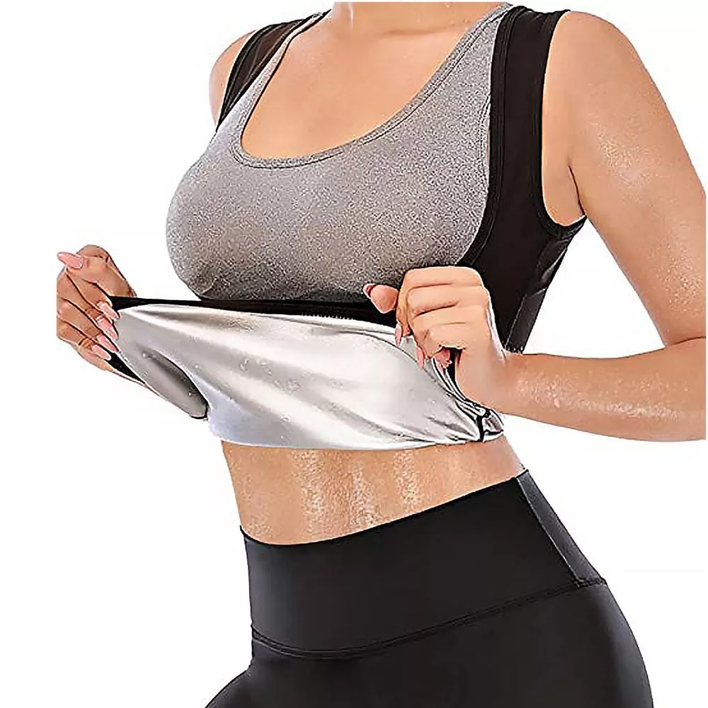 Costume de sauna en tissu de polyester qui capture la chaleur