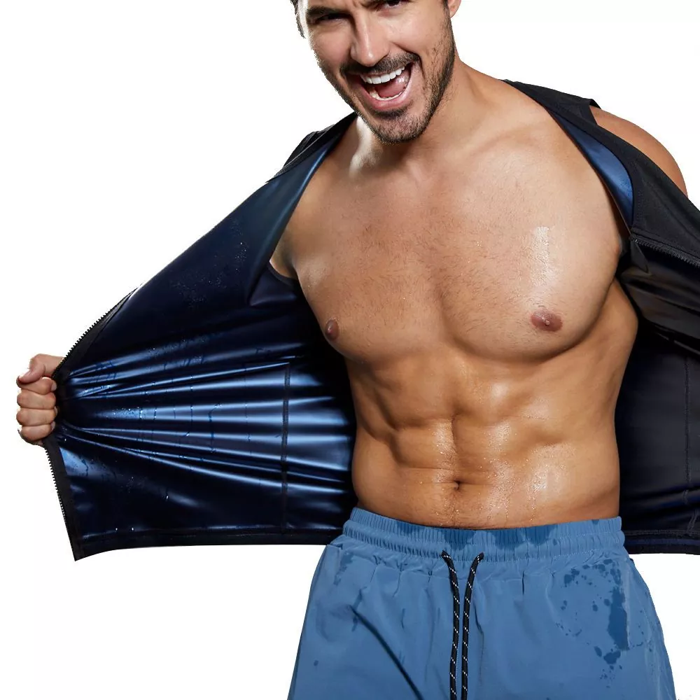 Giacca Pantaloni Sudore Sauna Suits per l'omi